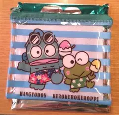 スシロー×はぴだんぶいコラボ ポーチ ハンギョドン&けろけろけろっぴ