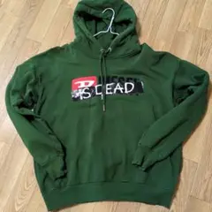DIESEL グリーン パーカー IS DEAD