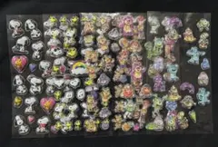 【アウトレット】ピクサー ディズニー スヌーピー ぷくぷくシール 立体 セット