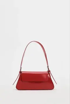 【美品】ZARA フラップミニマルショルダーバッグ