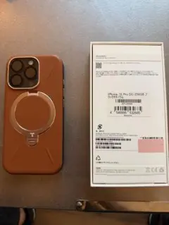 iPhone16pro 256GB ブラックチタニウム　トーラスケース付