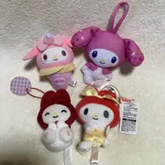マイメロディぬいぐるみまとめ売り 喫茶サンリオ 最新新品未開封■限定非売品■マイメロディ\u0026クロミぬいぐるみ■まとめ売り■⑤点セット