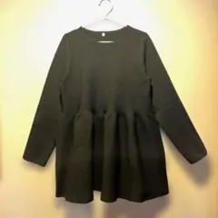 【美品】coca コカ　フレアニット　ペプラム　チュニック　ニット　トップス　L