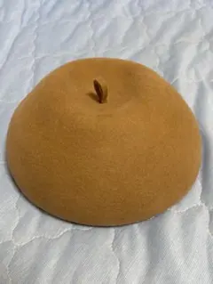 ベージュ ベレー帽 つぼみキャップのサムネイル