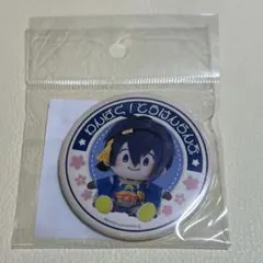 わんぱく！刀剣乱舞 缶バッジ 特典ポスカ 三日月宗近 刀剣乱舞 三日月宗近 スクエア缶バッジコレクション 極 戦闘ver | K