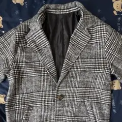 ZARA ザラメンズ チェスターコート グレンチェック XXL - メルカリ