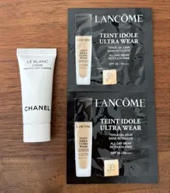 CHANEL LE BLANC & LANCOME サンプルセット