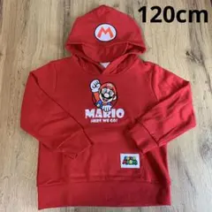 【新品】スーパーマリオ パーカー マリオ　なりきり　パーカー　120