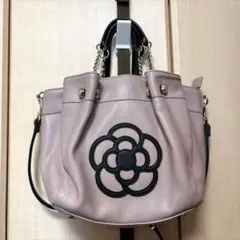 CLATHAS ショルダーバッグ ハンドバッグ ピンク やや剥げありのサムネイル