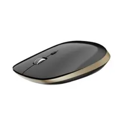 ワイヤレスマウス Bluetooth 無線 薄型 静音小型 PC 黒 ゴールドのサムネイル