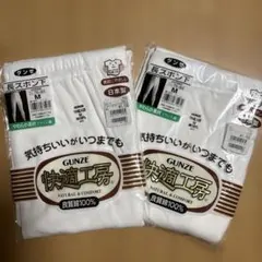 GUNZE快適工房長ズボン下M2枚