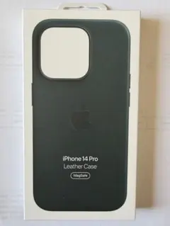 新品 iPhone 14 Pro レザーケース インク Apple純正 - メルカリ