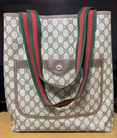 GUCCI グッチ　トートバッグ　シェリーライン　オールドグッチ　鞄
