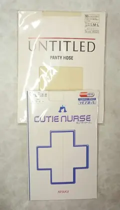 ATSUGI CUTIENURSEとUNTITLED M-L 2足セット 白