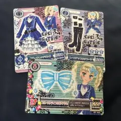 アイカツカード ブルートレンチワンピコーデ ロリゴシック 藤堂ユリカ