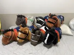 競走馬 ぬいぐるみ 4体セット 競走馬 ぬいぐるみ 4体セット - メルカリ