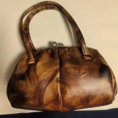 ブラウン系クラシックハンドバッグ