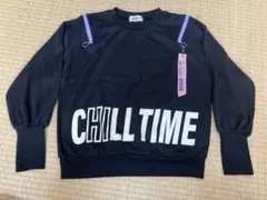 BISKEE 160cm 黒　カットソー　長袖