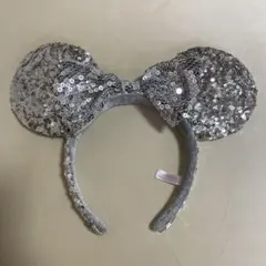 ディズニー　シルバースパンコールカチューシャ