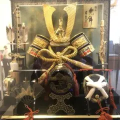 五月人形　兜　兜ガラスケース 12号 吉宝作 KABUTO