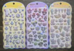 コットンパフィシール 3枚セット