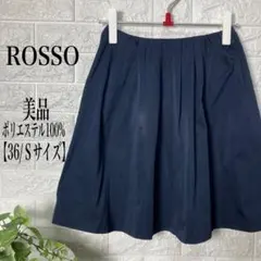 ROSSO ポリエステル100%フレアースカート【36/Ｓサイズ】★美品★のサムネイル