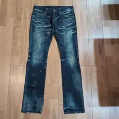 D&G ペイントダメージ加工ストレートジーンズ 31 - メルカリ