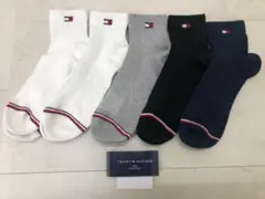 トミー ヒルフィガー メンズソックス 靴下 5足組 25-27cmのサムネイル