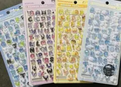 【正規品】ボンボンドロップシール　サンリオ文字　4枚セット