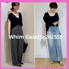 極美品Whim Gazette2025SS完売品ホールガーメントプルオーバーのサムネイル
