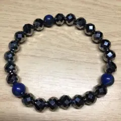 テラヘルツブレスレット　最後の一品ラピスラズリとの組合せ　値下げ不可