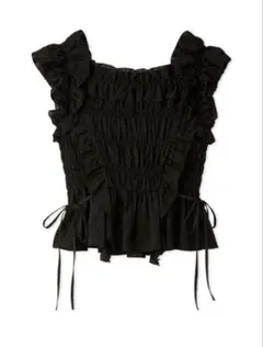 noir tutu peplum blouse(BLACK) muguet - メルカリ