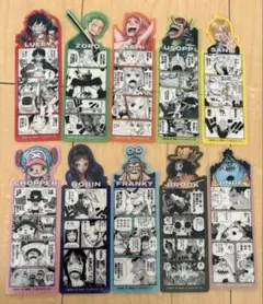 ONEPIECEBASESHOP ブックマークコレクション 麦わら海賊団全10種