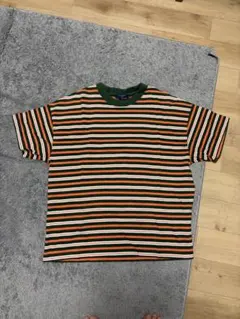 BACK NUMBER ストライプ Tシャツ M