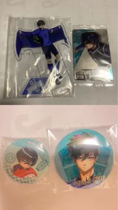 ブルーロック 糸師凛 缶バッジ アクスタ 一番くじ くら寿司 原作