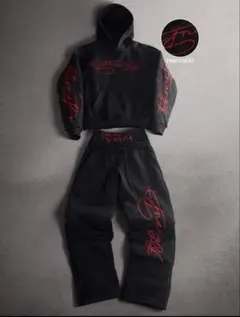 セットアップ パーカー 00s swag opium y2k ziphoodie