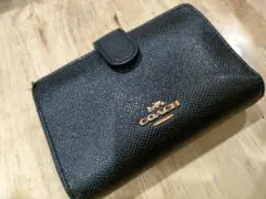 COACH ブラック 二つ折り財布