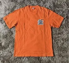 ブラックアイパッチ Ｔシャツ ロゴ ワンポイント オレンジ 即完品 希少 XL