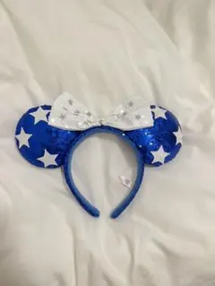 ミニーちゃん ディズニー カチューシャ スパンコール