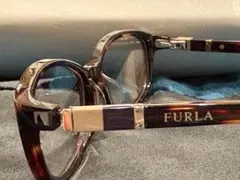 【美品】FURLA メガネ(度なし)メガネ+ケース