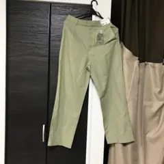 新品未使用タグ付きユニクロUNIQLOリネン麻ブレンド　タック　ワイド　パンツ