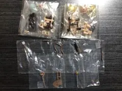 ガシャポンクエスト～青い森のエルフ編～　エルフ2種＋武器2種セット