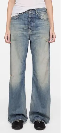 Acne Studios デニム レザーポケット - メルカリ