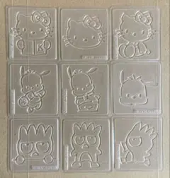 サンリオ　ハローキティ ポチャッコ　バッドばつ丸 キャラクター型　9個セット