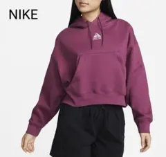 【美品】NIKE　ACG　スウェットパーカー　ショート丈　オーバーサイズ