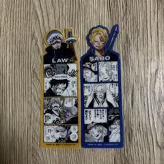 ONE PIECE ブックマーク　ロー サボ 2枚セット