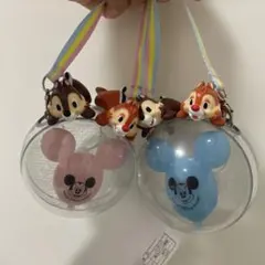 ディズニー チップとデール バルーン ミニスナックケース 2個セットのサムネイル