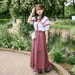 クティール レッド チェック 古着 メンズライク