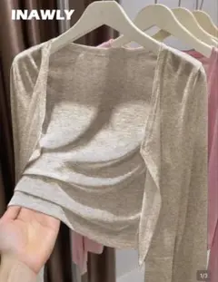 shein カーディガン　シアーカーディガンのサムネイル