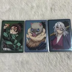 鬼滅の刃 箔押しランダムカード 3枚